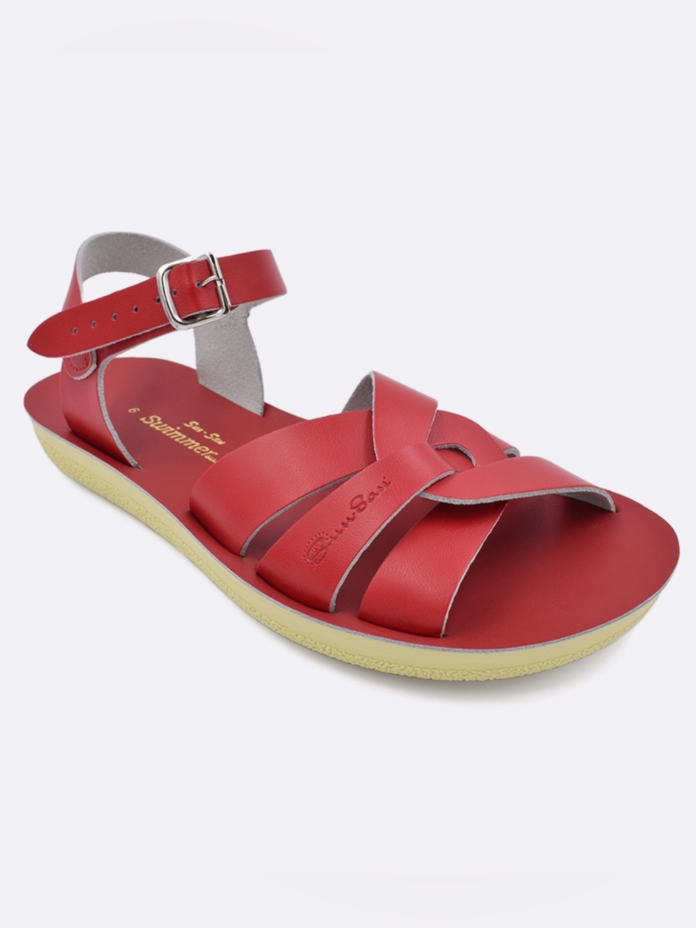 Sun-San Swimmer Sandal in Red Size 4 by Hoy Shoe